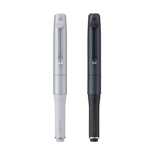 Mitsubishi Pencil uni-ball ZENTO Signature 2-Pen Set Silver 0.38mm Black 0.5mm Made in Japan