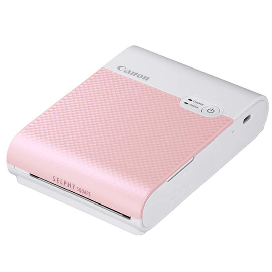 Canon Smartphone Printer Compact Durable Sticker Paper Selphy Square QX10 Pink - WAFUU JAPAN