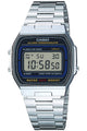 นาฬิกาดิจิตอล CASIO A164WA-1QJH สีเงิน รุ่น Casio Collection