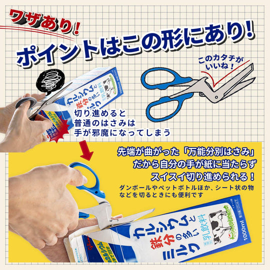 Sunstar Stationery Scissors Multi - Purpose Sorting S3716317 - WAFUU JAPAN