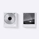 km5 블루투스 CD 플레이어 인스턴트 디스크 오디오-CP1 (화이트)